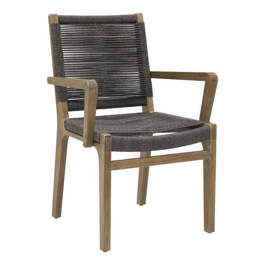 Explorer Oceans Dining Armchair Set of Two - Mixed Grey Outdoor Dining Chairs-Outdoor Dining Chairs-Seasonal Living-Sideboards and Things
