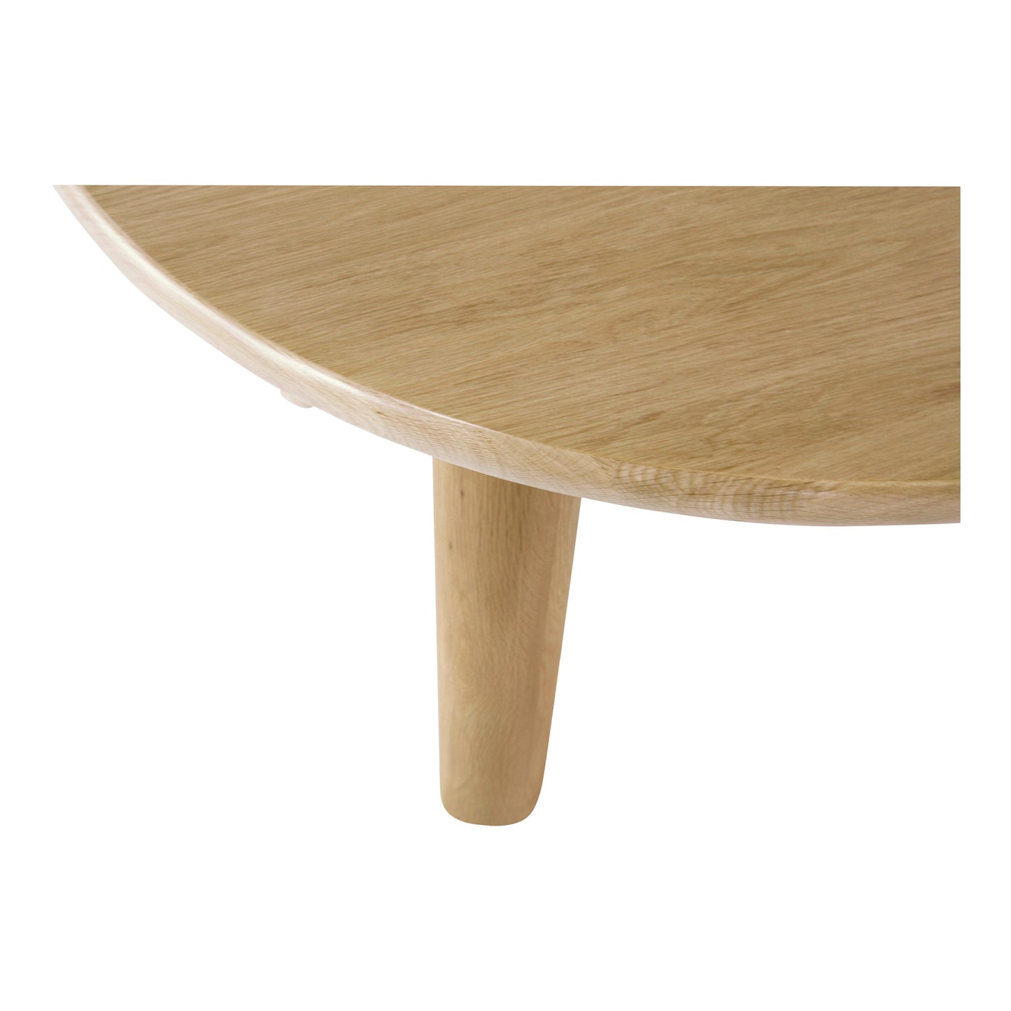 Milo Natural Solid Oak Round Dining Table