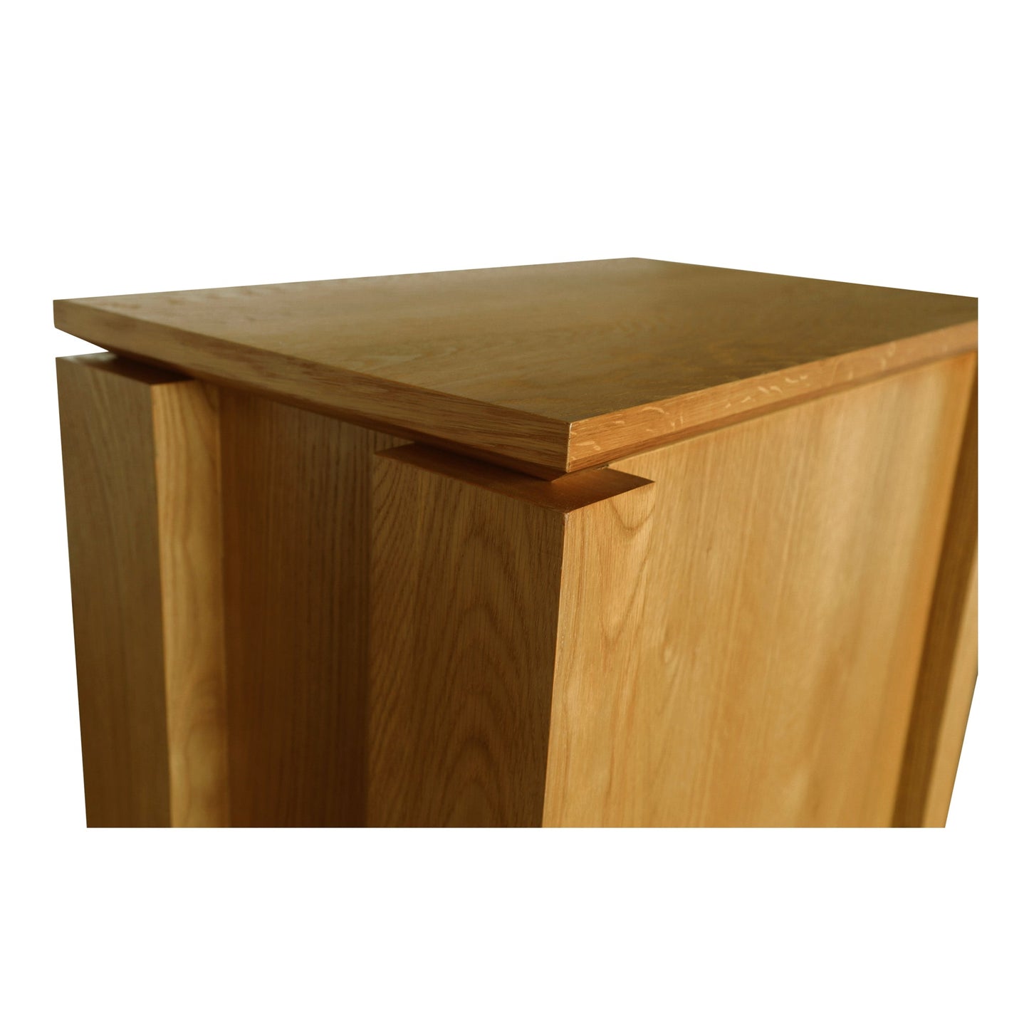 Brook Country Oak With Floating Top Design Nightstand