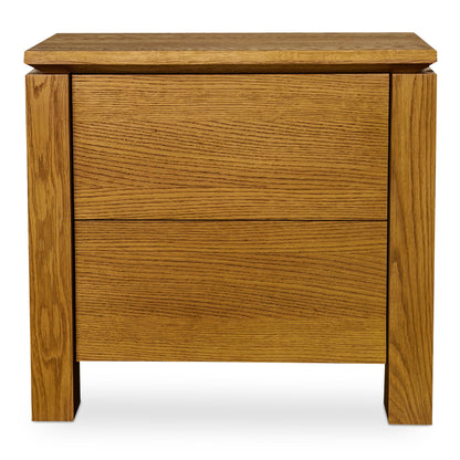 Brook Country Oak With Floating Top Design Nightstand