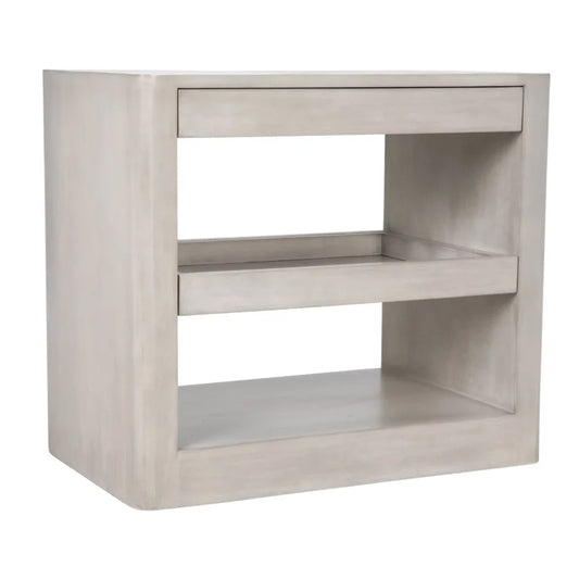 Mayito Alder Rectangular 1 Drawer Side Table