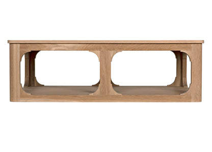 Gimso Oak Wooden Rectangular Coffee Table