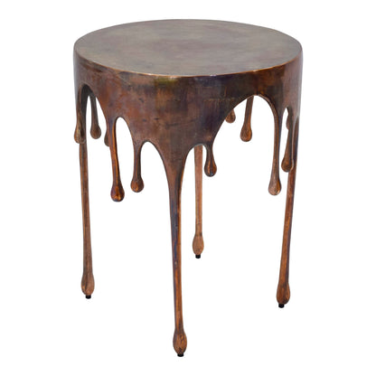 Copperworks Aluminum Round Accent Table