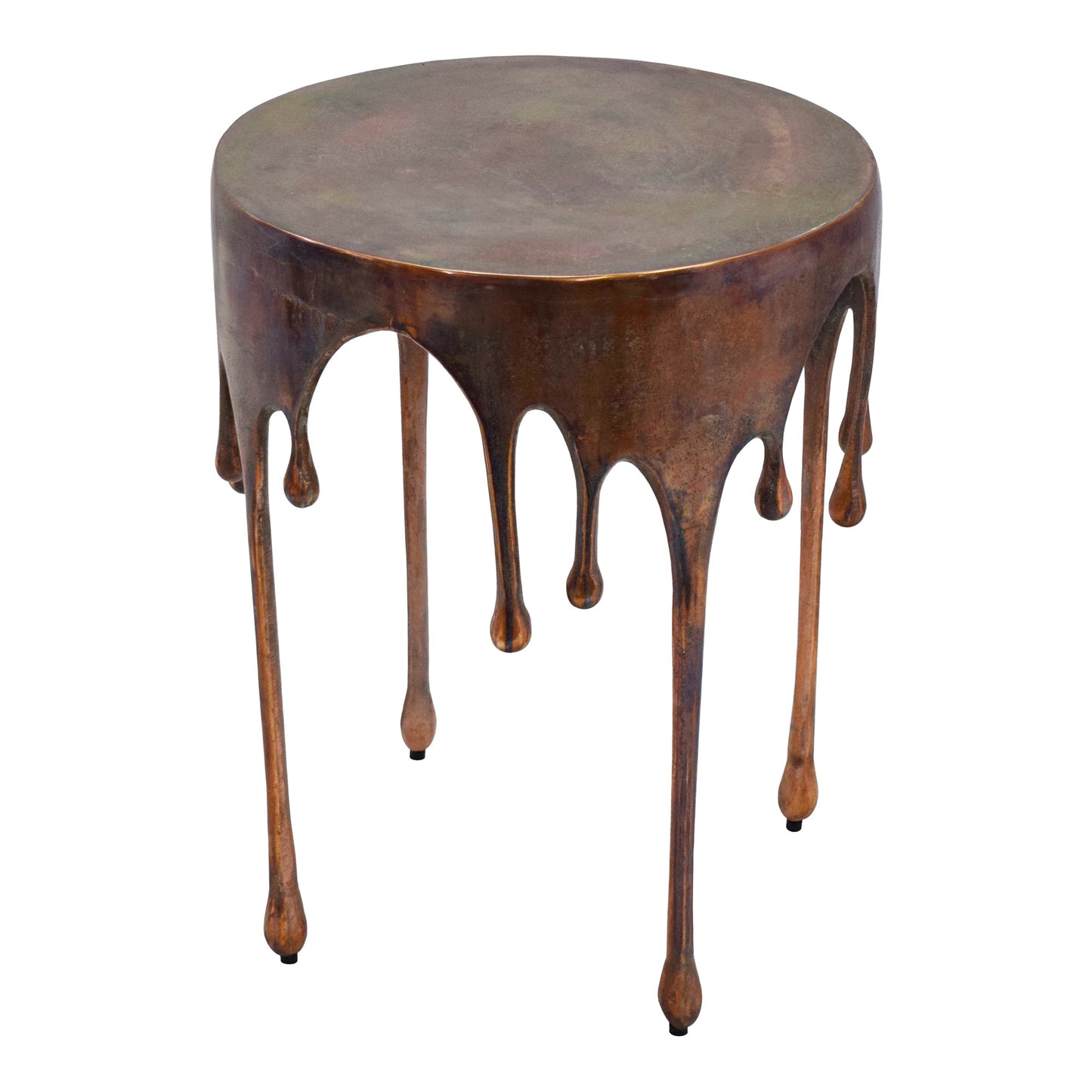 Copperworks Aluminum Round Accent Table