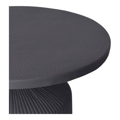 Yoli Aluminum Black Round Coffee Table