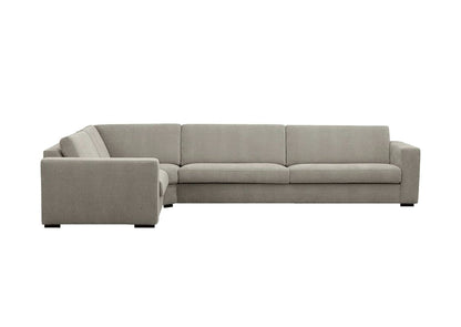 LOOMLAN Custom Upholstery Field Loose Seat Fabric & Leather Modular Sofa