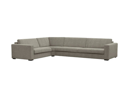LOOMLAN Custom Upholstery Field Loose Seat Fabric & Leather Modular Sofa