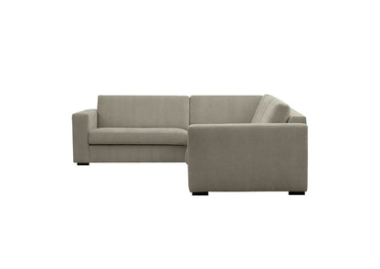 LOOMLAN Custom Upholstery Field Loose Seat Fabric & Leather Modular Sofa