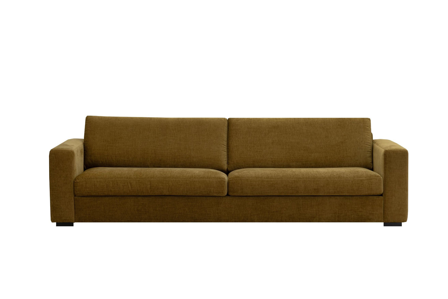 LOOMLAN Custom Upholstery Field Loose Seat Fabric & Leather Loveseat