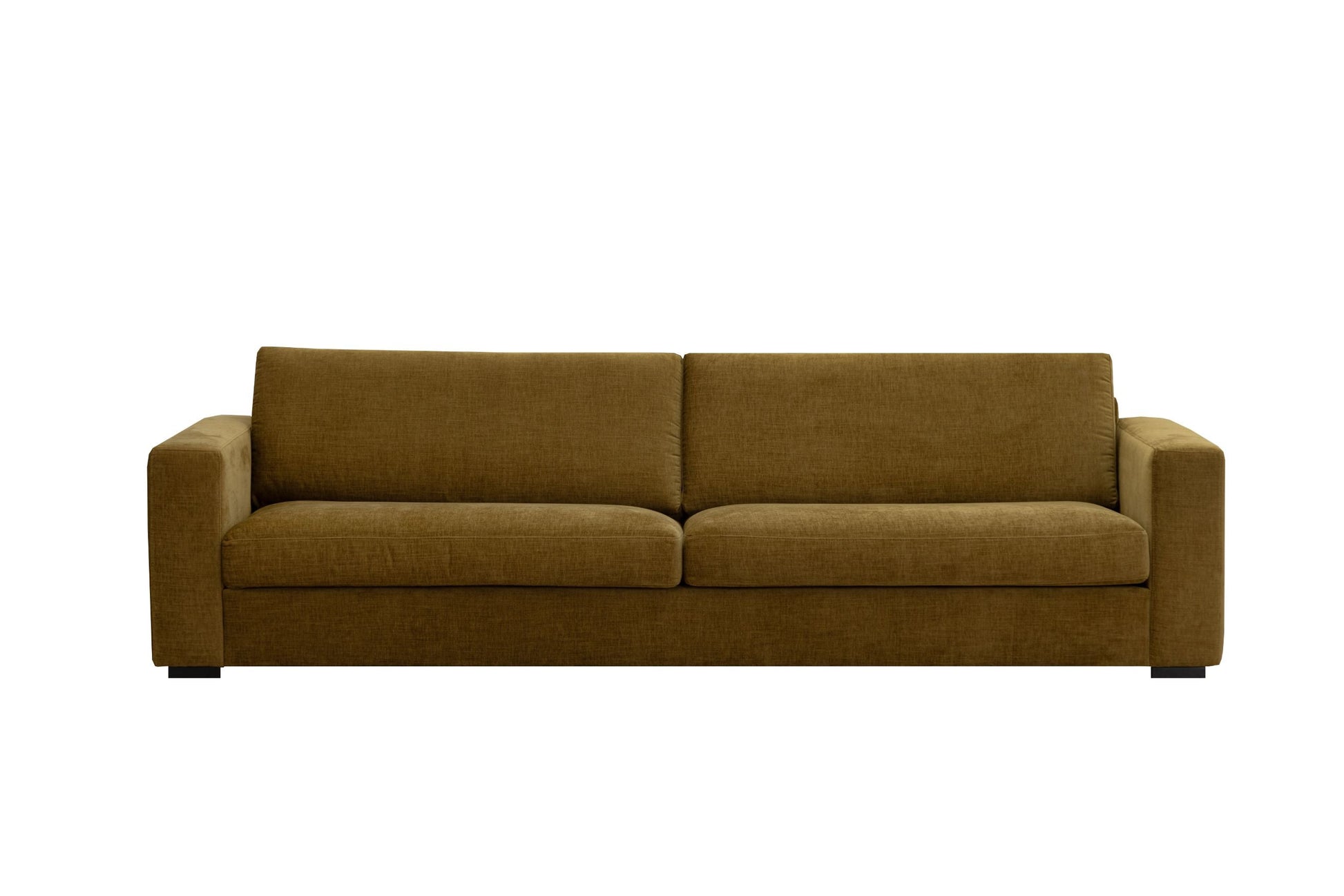 LOOMLAN Custom Upholstery Field Loose Seat Fabric & Leather Loveseat