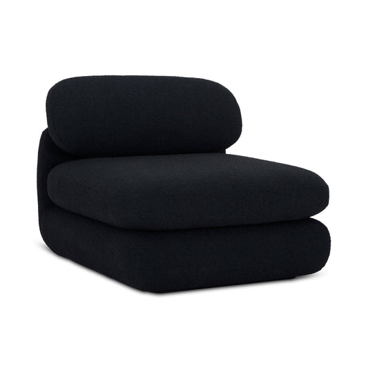 Scout Polyester Upholstered Armless Lounge Chair