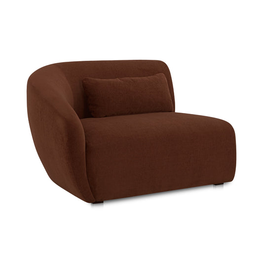 Amelia Polyester Upholstered Left Arm Facing Chair