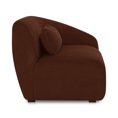 Amelia Polyester Upholstered Right Arm Facing Chair