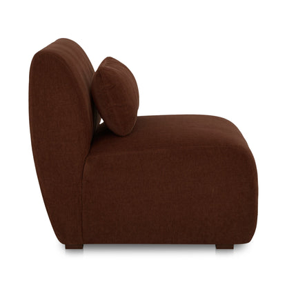 Amelia Polyester Upholstered Slipper Chair