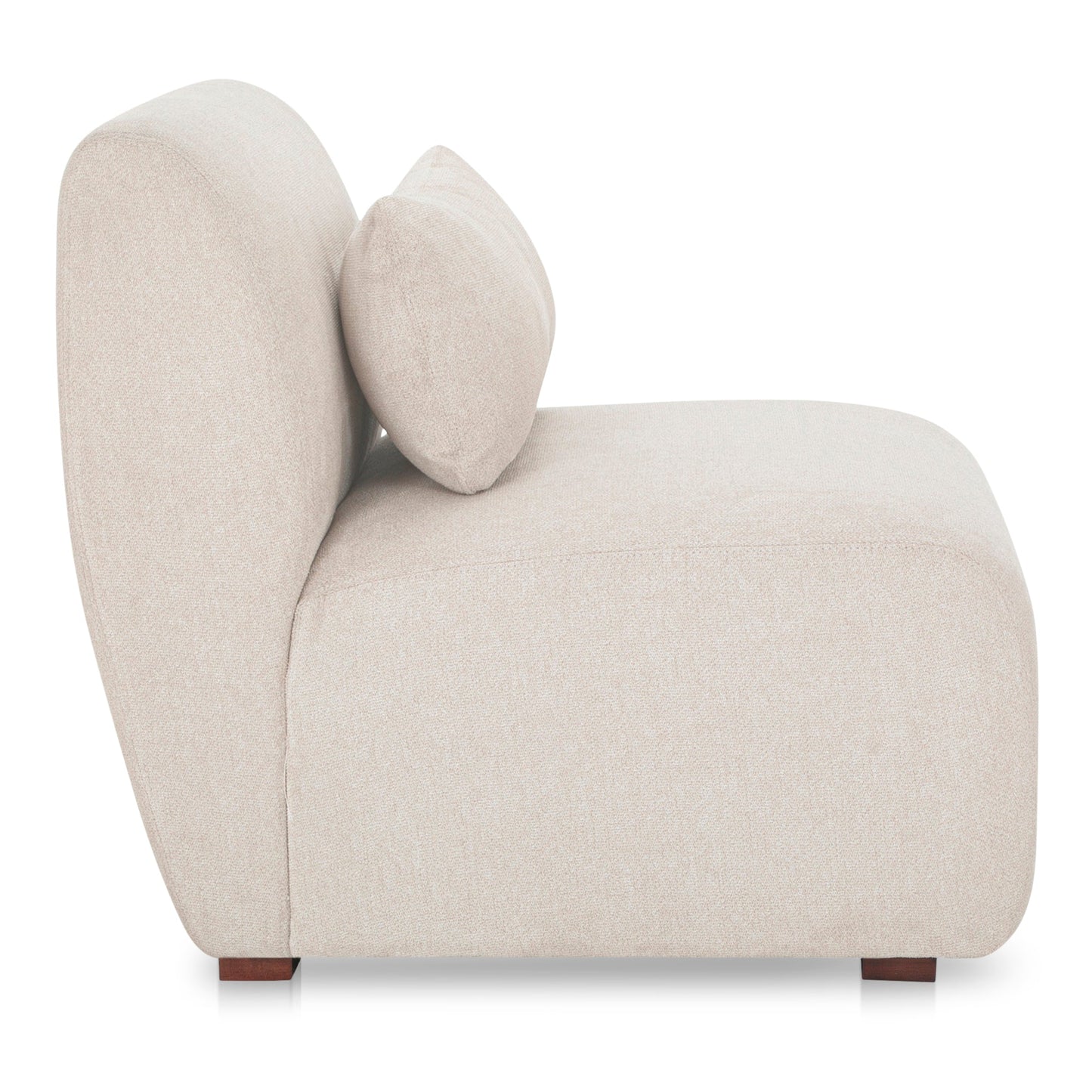 Amelia Polyester Upholstered Slipper Chair