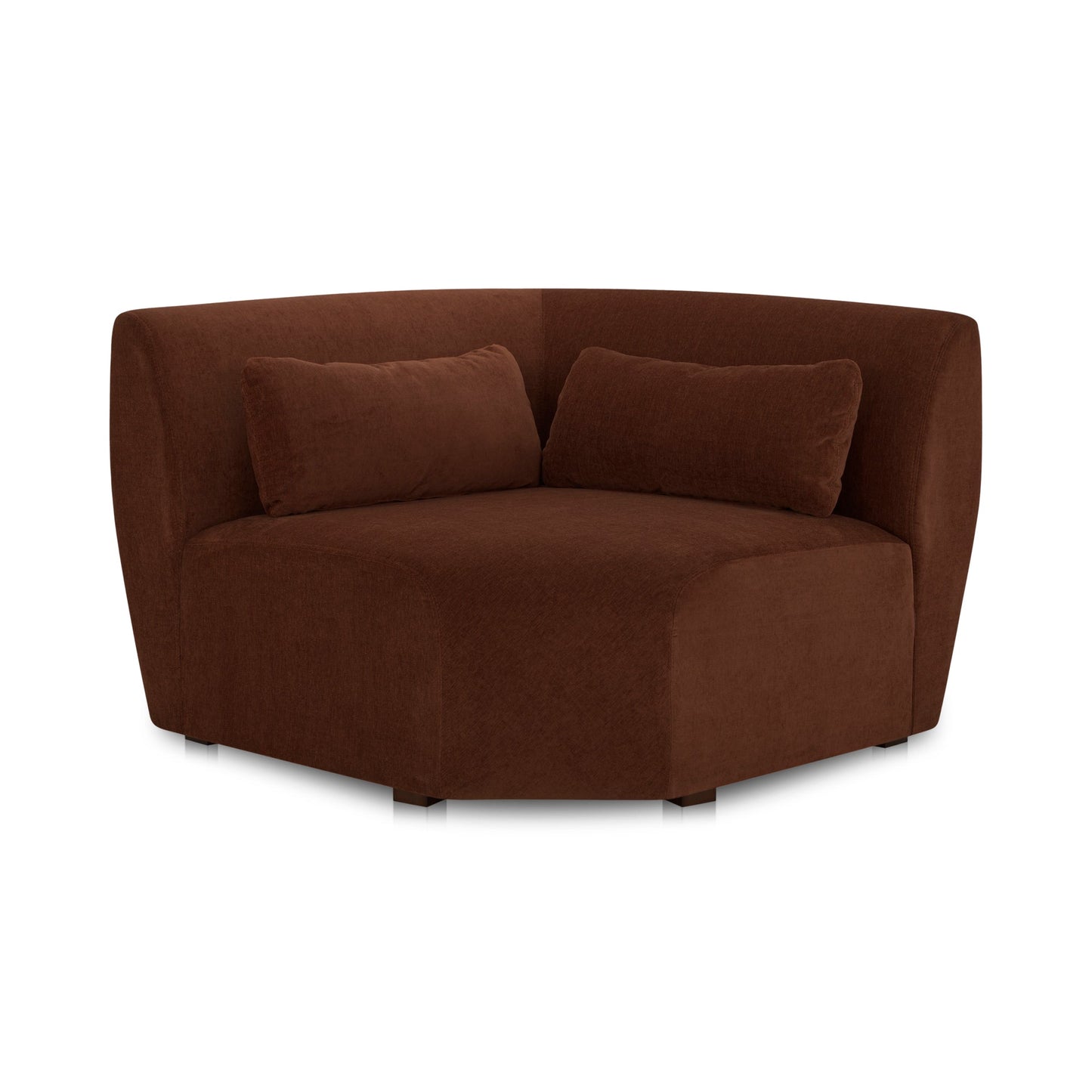 Amelia Polyester Upholstered Corner Chair