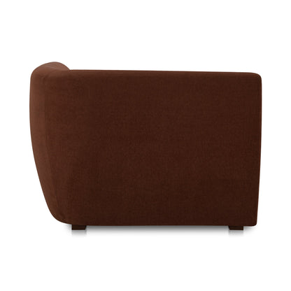 Amelia Polyester Upholstered Corner Chair