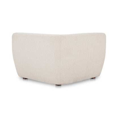 Amelia Polyester Upholstered Corner Chair