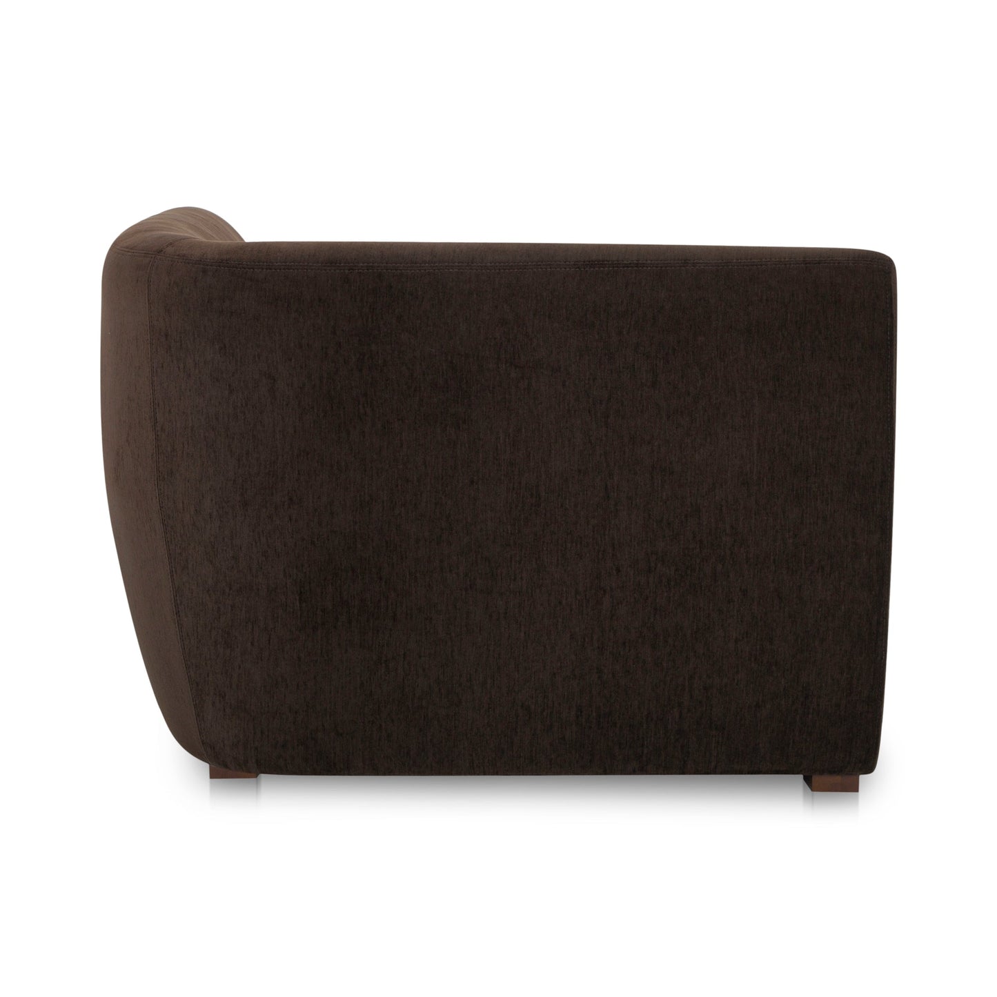 Amelia Polyester Upholstered Corner Chair