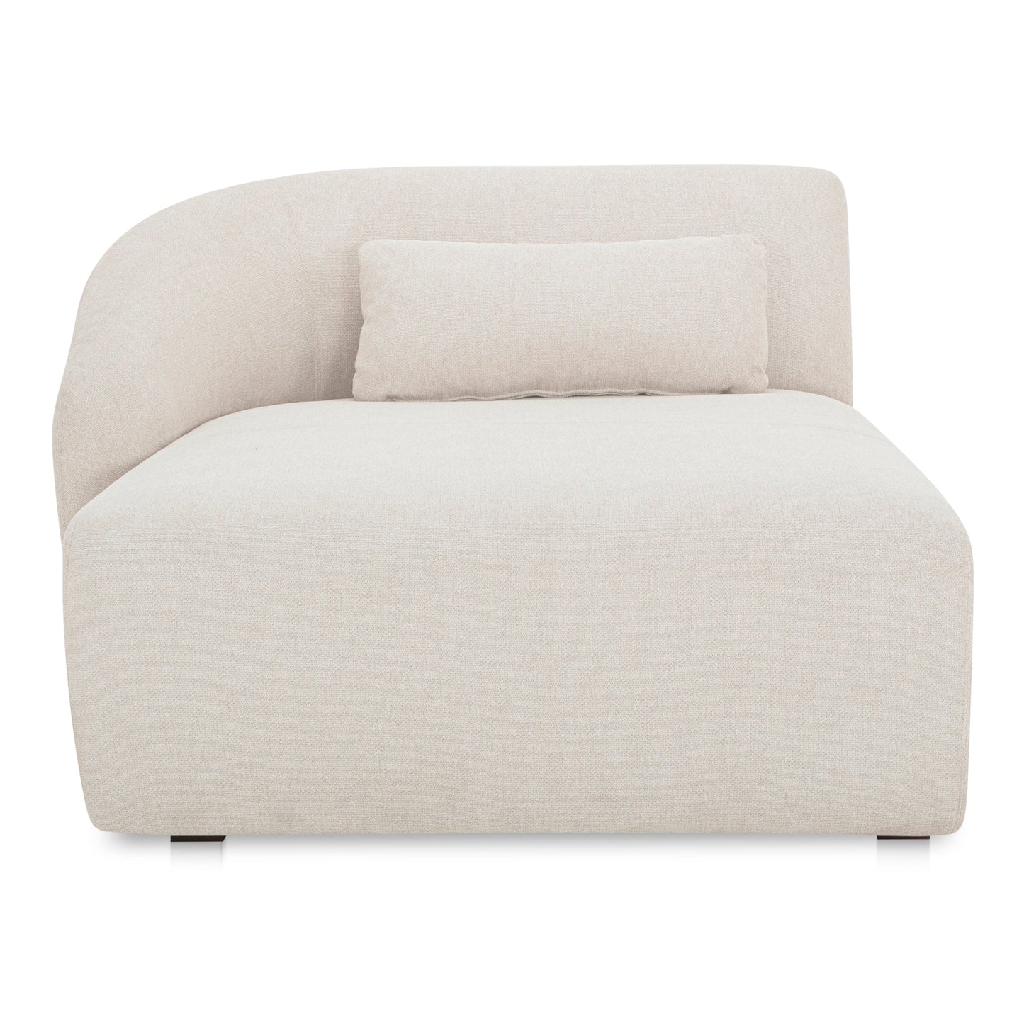 Amelia Polyester Upholstered Left Arm Facing Chaise