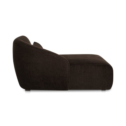 Amelia Polyester Upholstered Left Arm Facing Chaise