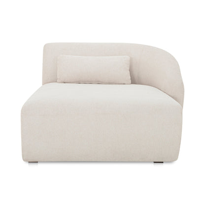 Amelia Polyester Upholstered Right Arm Facing Chaise