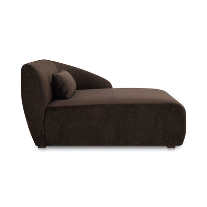 Amelia Polyester Upholstered Right Arm Facing Chaise