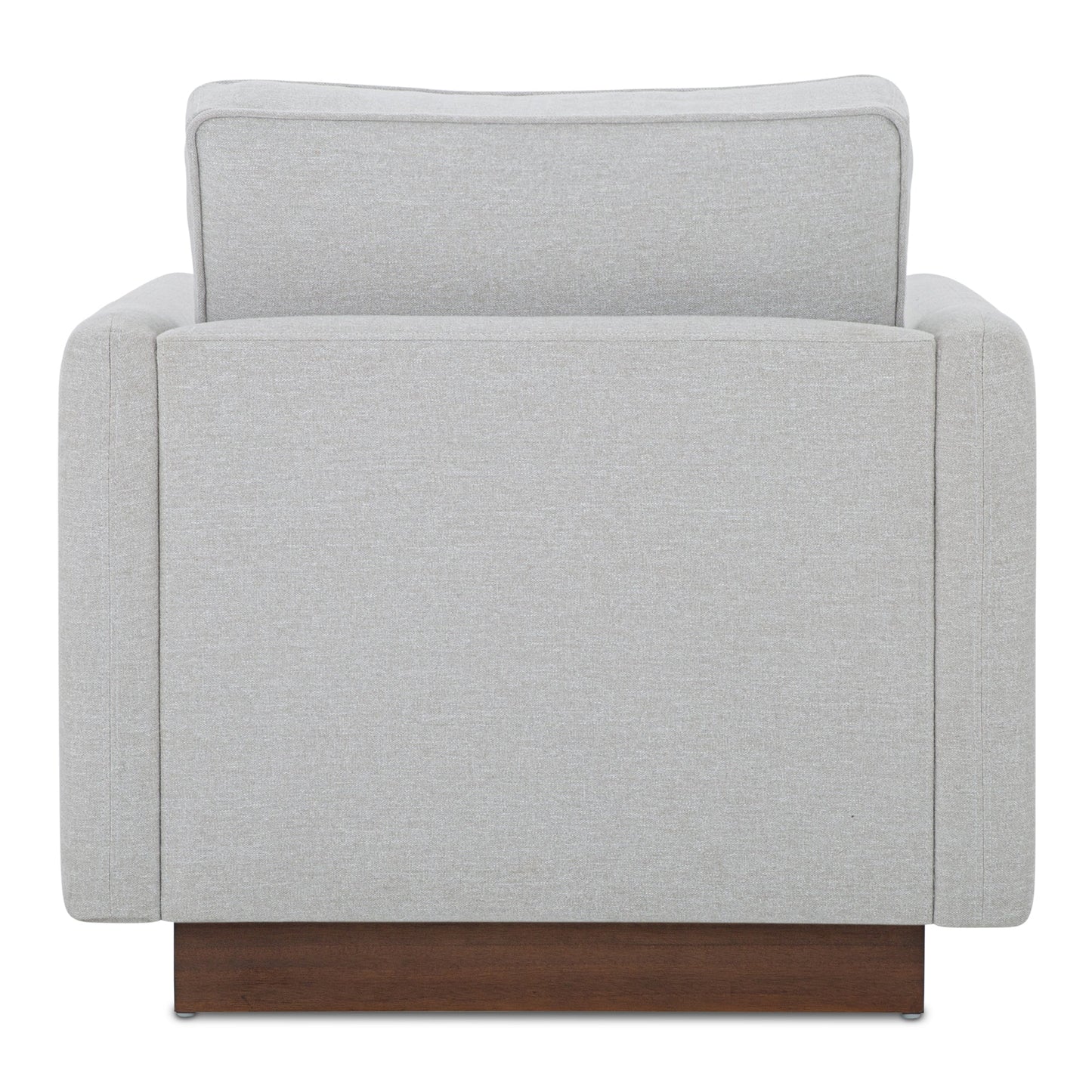 Vernon Walnut Tone Veneer Base Accent Chair