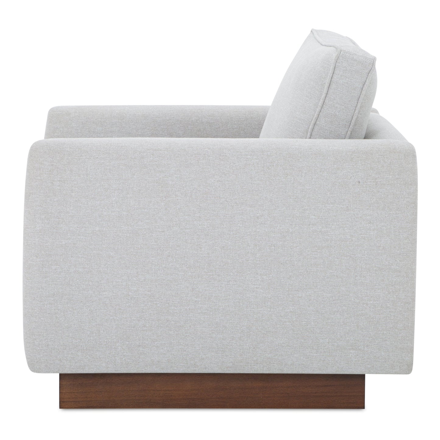 Vernon Walnut Tone Veneer Base Accent Chair