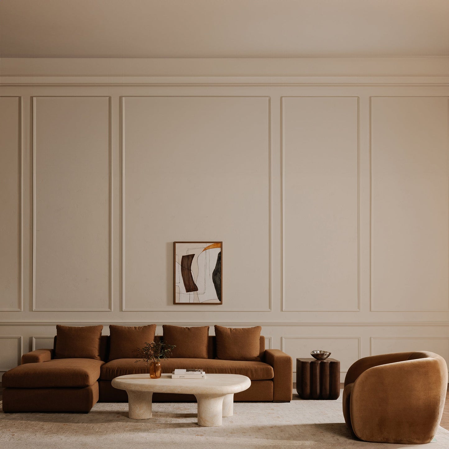 Faye Cureved Back Accent Chair