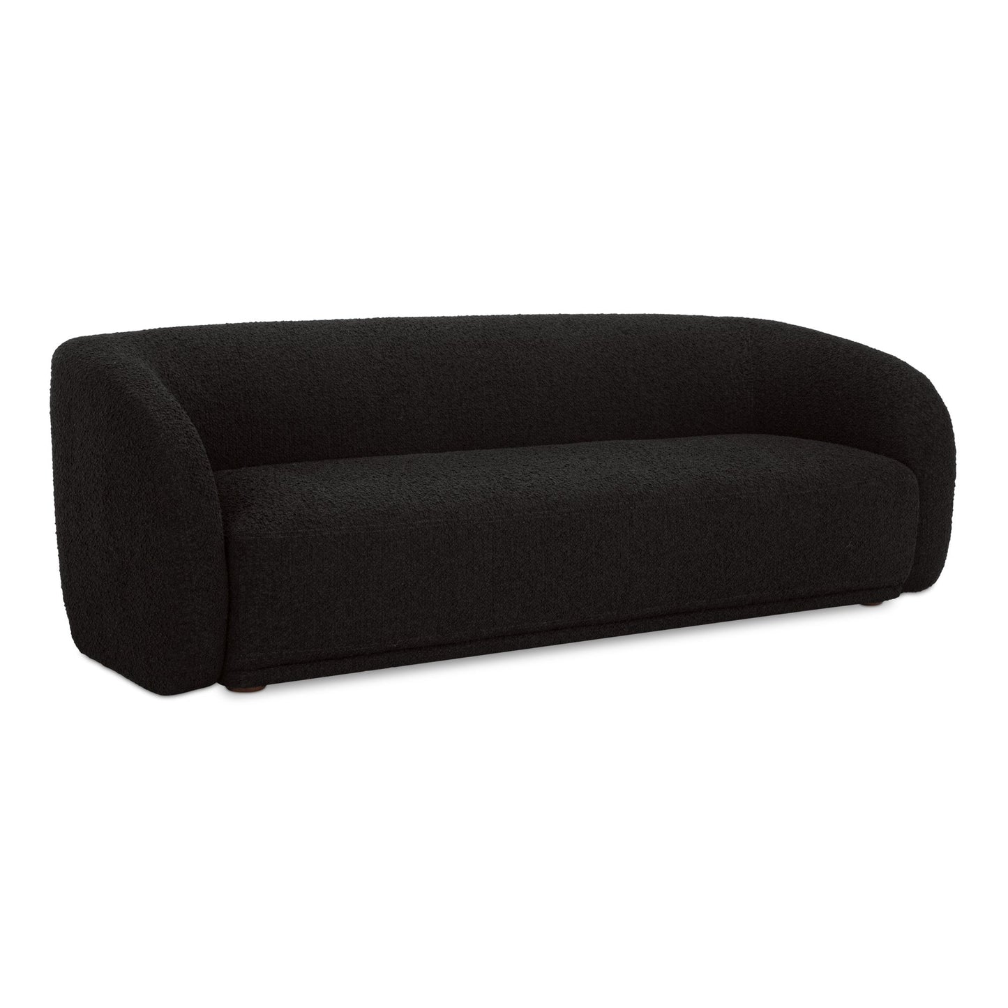 Faye Boucle Curved Design Sofa