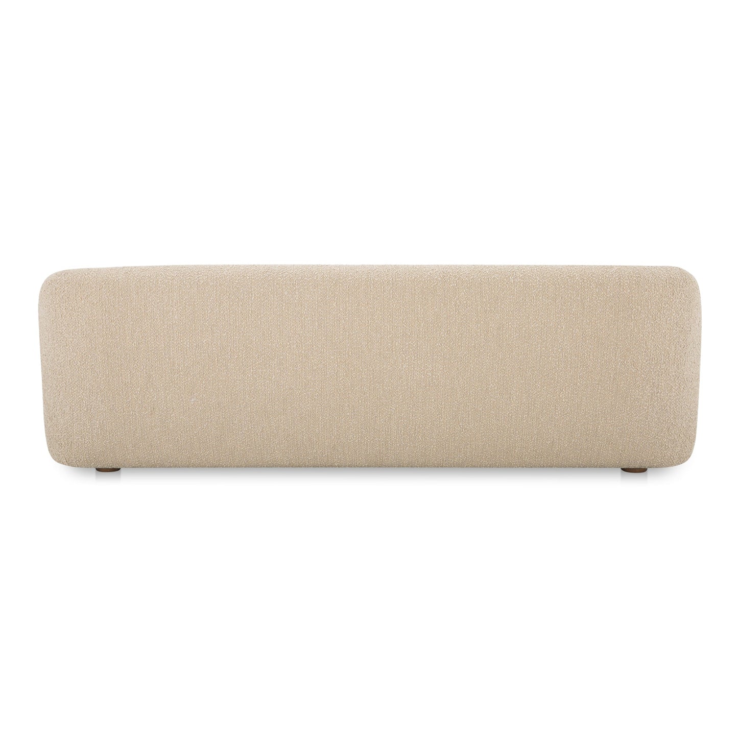 Faye Boucle Curved Design Sofa