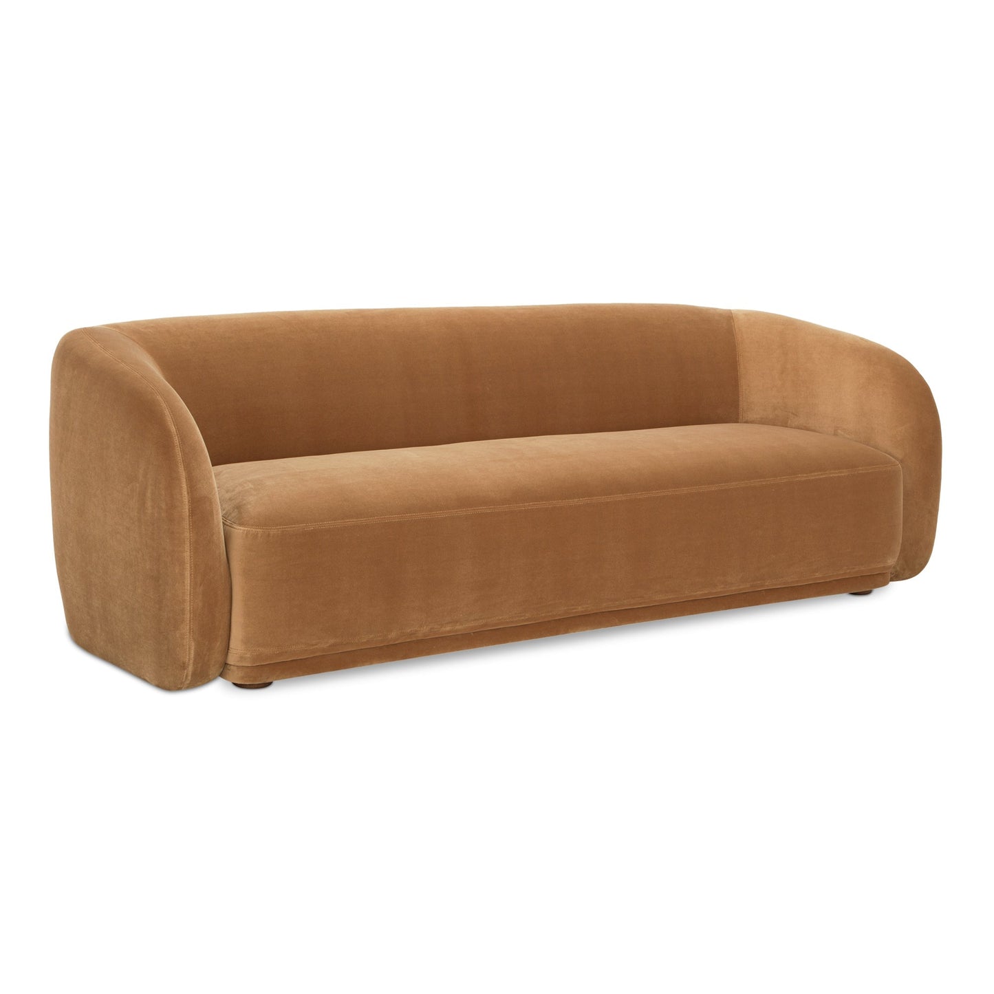 Faye Boucle Curved Design Sofa