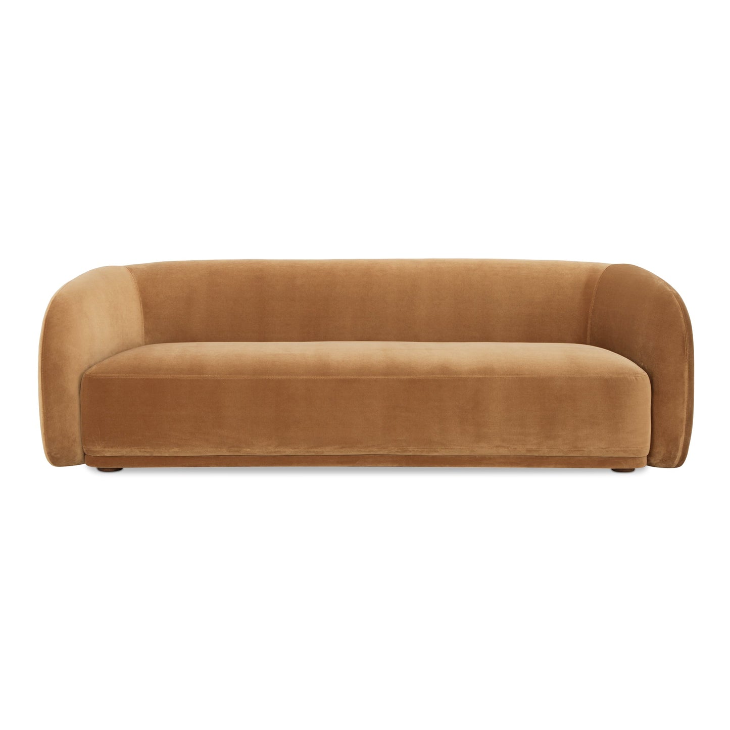 Faye Boucle Curved Design Sofa