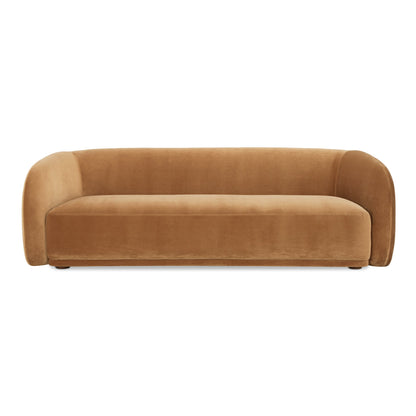 Faye Boucle Curved Design Sofa