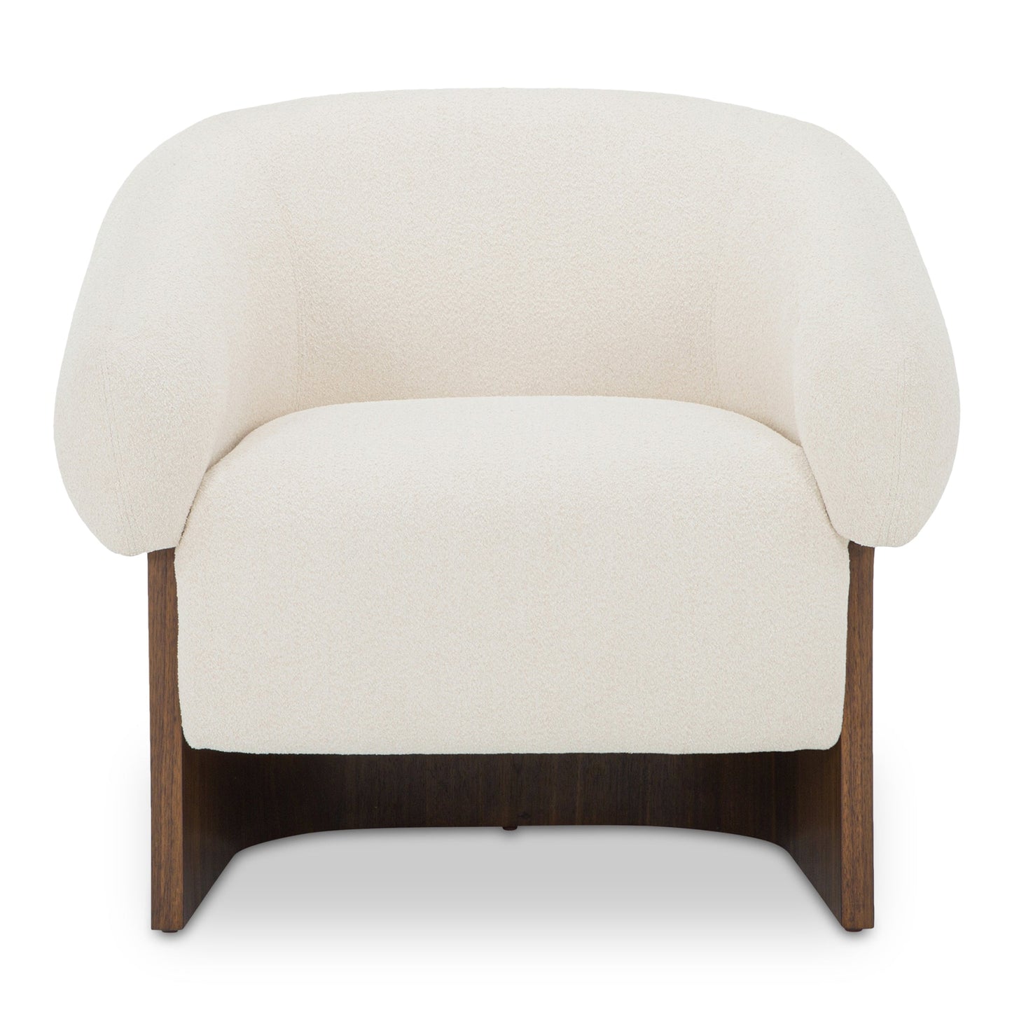 Otto Walnut Veneer Base Accent Chair