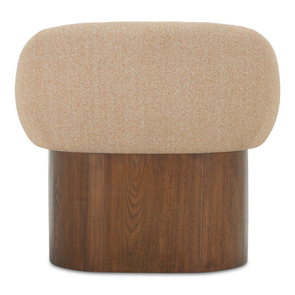 Otto Walnut Veneer Base Accent Chair