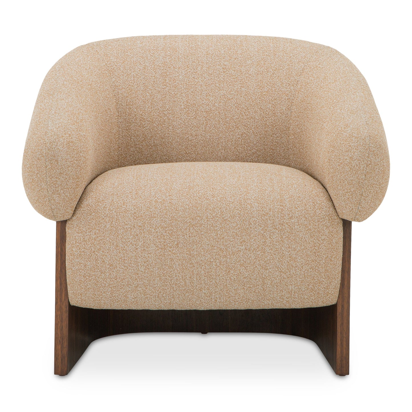 Otto Walnut Veneer Base Accent Chair