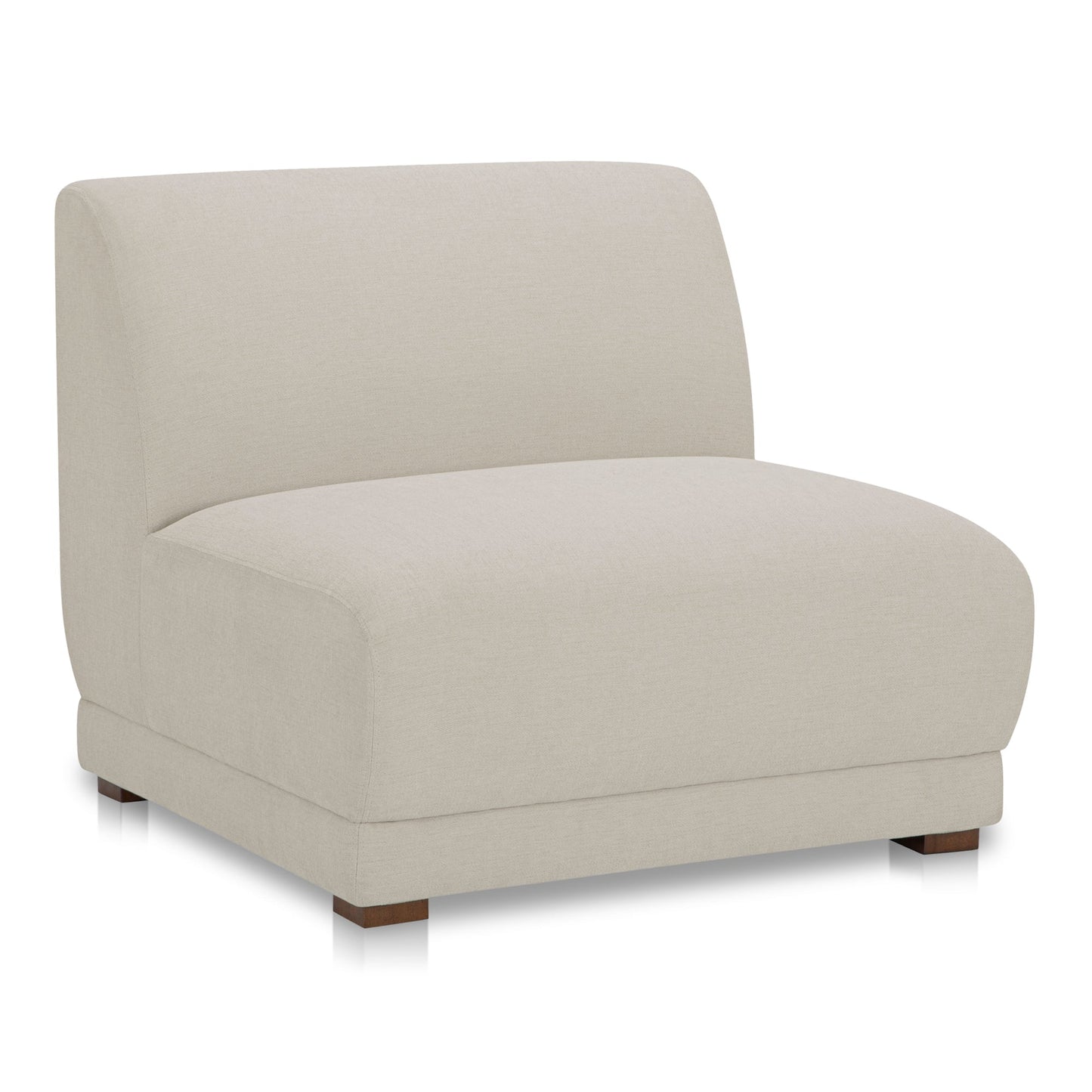 Moe's Home Fraser Performance Fabric Slipper Chair