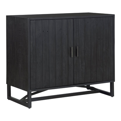 Sierra Wood and Steel 2 Door Cabinet