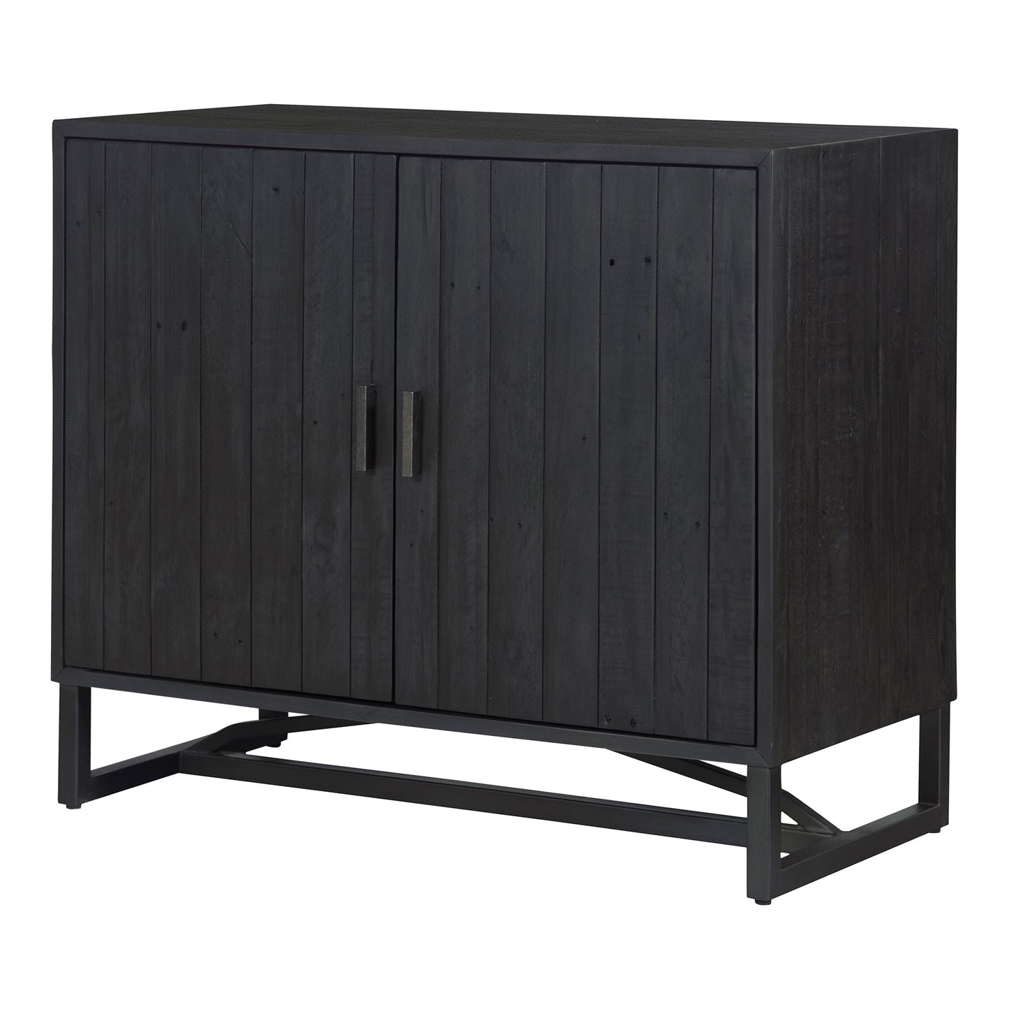 Sierra Wood and Steel 2 Door Cabinet