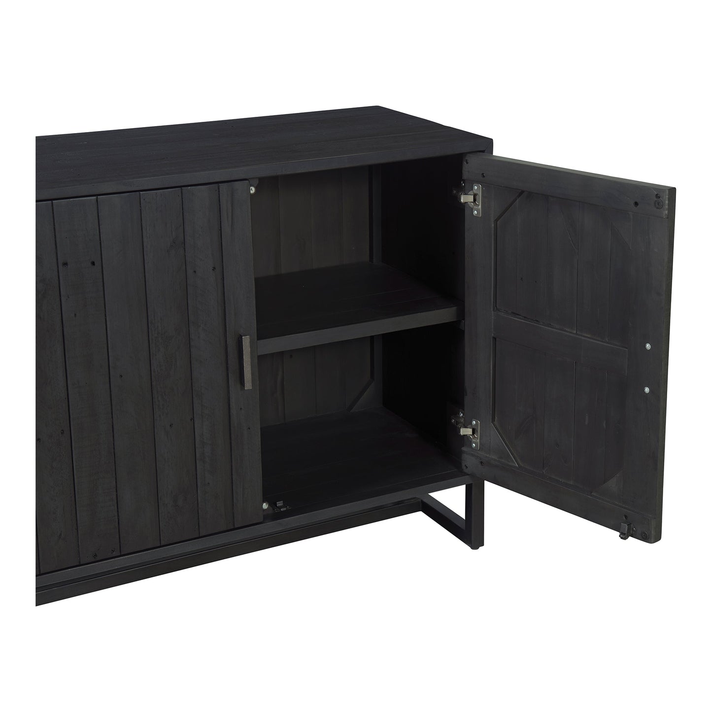 Sierra Wood and Steel 2 Door Cabinet