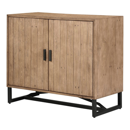 Sierra Wood and Steel 2 Door Cabinet