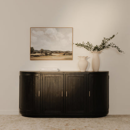 Nicola Wood Black Sideboard