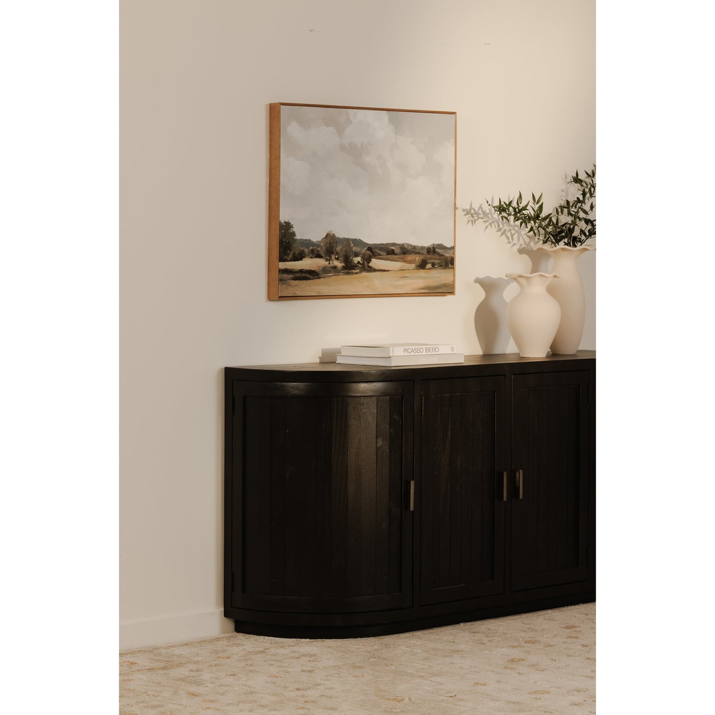 Nicola Wood Black Sideboard