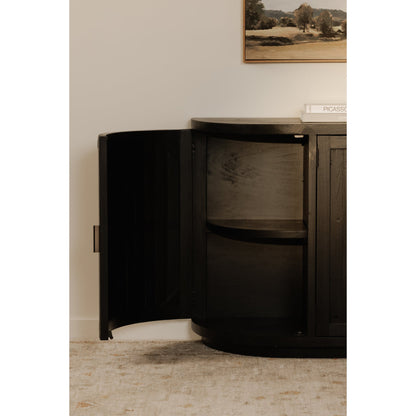 Nicola Wood Black Sideboard