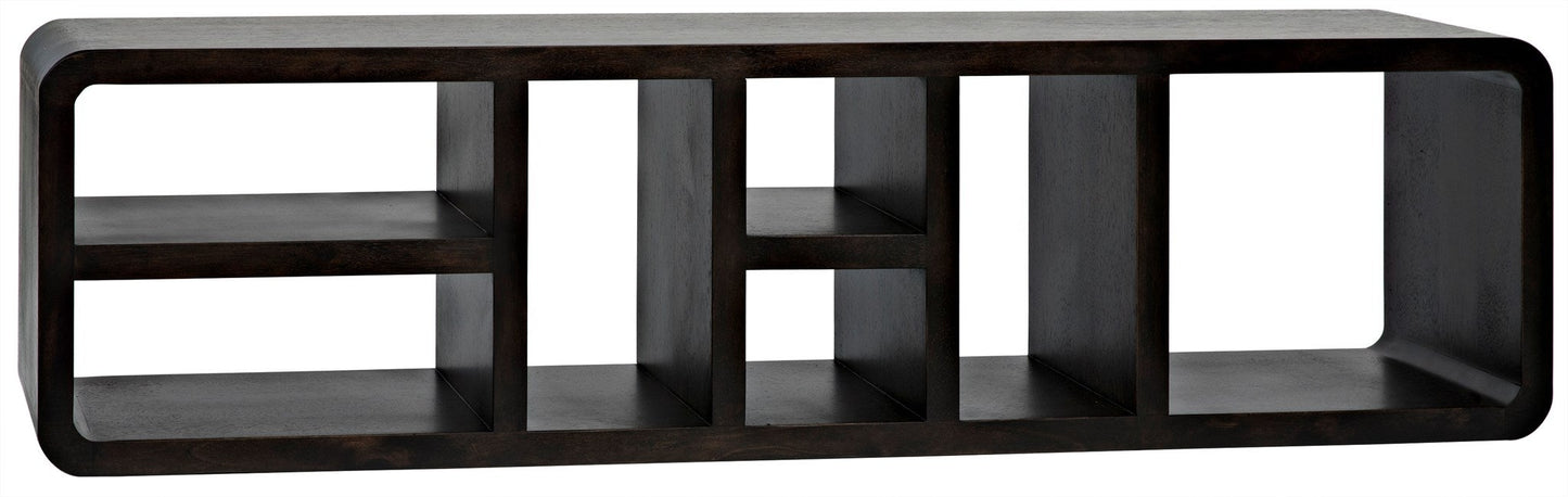 Faction Console, Ebony Walnut-Console Tables-Noir-Sideboards and Things