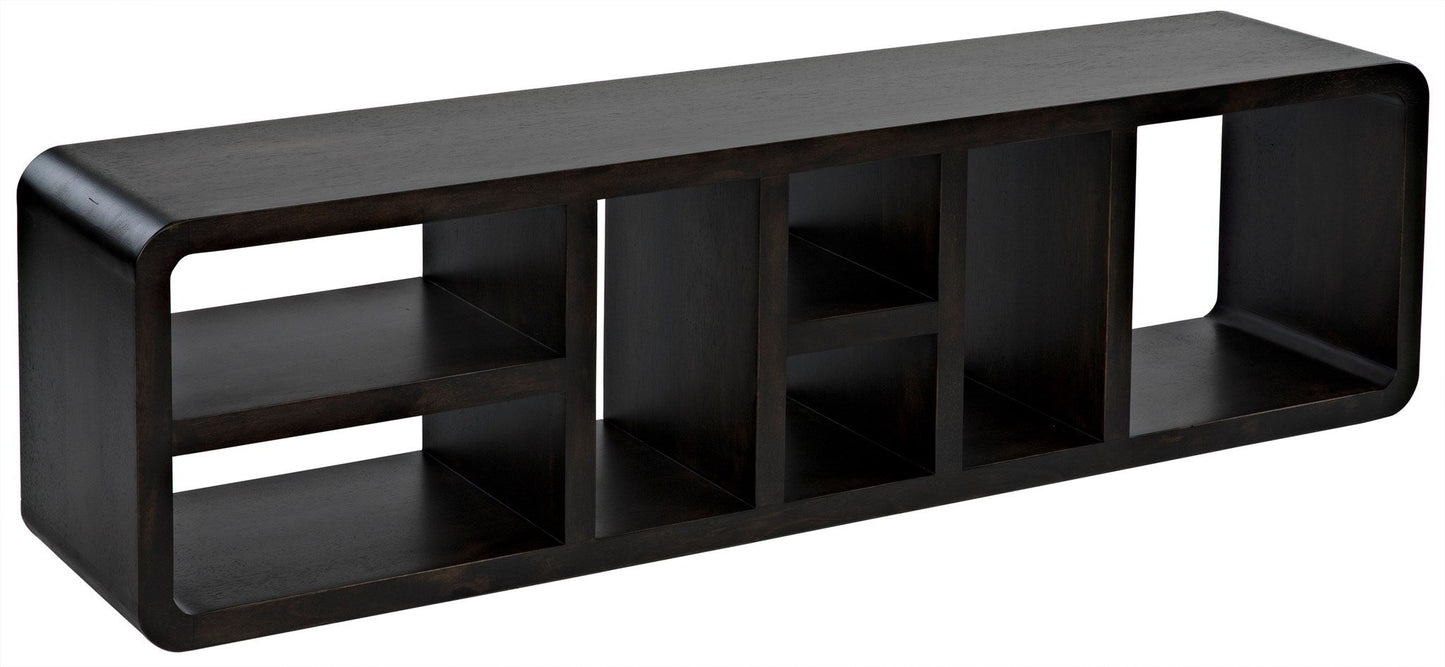 Faction Console, Ebony Walnut-Console Tables-Noir-Sideboards and Things