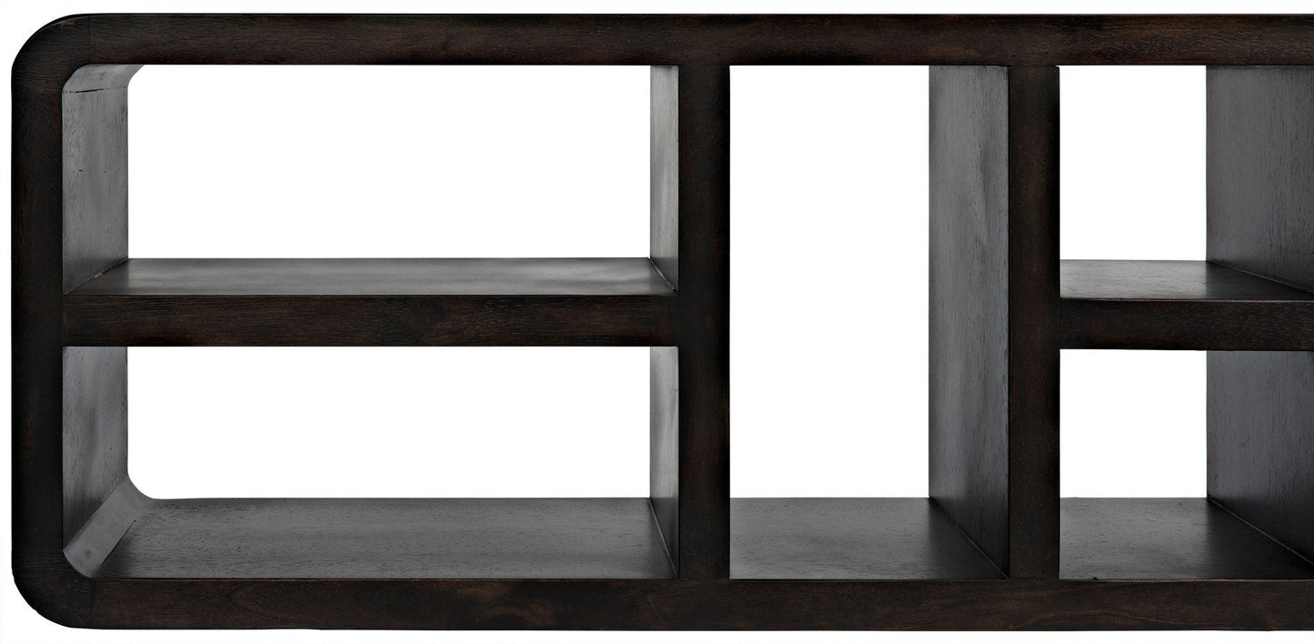 Faction Console, Ebony Walnut-Console Tables-Noir-Sideboards and Things