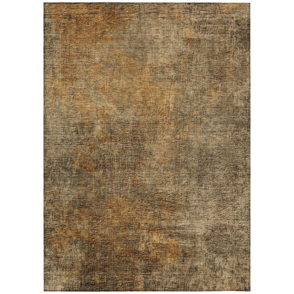 Addison Rugs Faded Rhythm Brown Washable Indoor-Outdoor Rug
